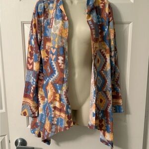 Savanna Jane Multicolor Southwestern Cardigan